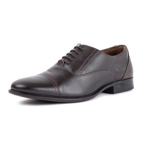 Leather Oxfords // Brown (UK: 6)