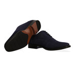 Suede Oxford Brogue Shoe // Navy (UK: 10)