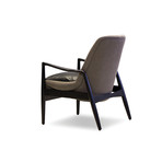 Reynolds Lounge Chair // Black Matte Frame