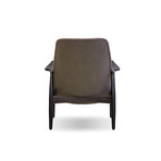 Reynolds Lounge Chair // Black Matte Frame