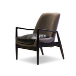 Reynolds Lounge Chair // Black Matte Frame