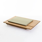 MIRA 1 // Chestnut // Medium (MALVA Cushion: Grey)