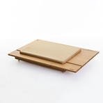 MIRA 1 // Chestnut // Medium (MALVA Cushion: Grey)