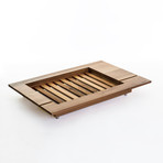 MIRA 1 //  Walnut // Small (IRIS Cushion: Grey)