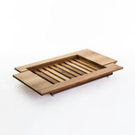 MIRA 2 //  Walnut // Small (IRIS Cushion: Grey)