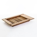 MIRA 3 //  Walnut // Small (IRIS Cushion: Grey)