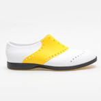 Saddles Oxford // White + Yellow (US: 10)
