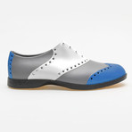 Wingtips Oxford // Blue + White + Silver (US: 7)