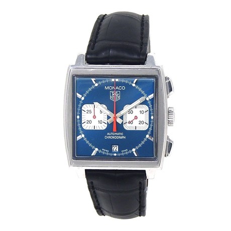 Tag Heuer Monaco Calibre 12 Chronograph Automatic // CAW2111.FC6183 // Pre-Owned