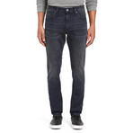 Marcus Slim Straight-Leg Jeans // Dark Blue + Gray (30WX32L)