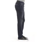 Marcus Slim Straight-Leg Jeans // Dark Blue + Gray (30WX32L)