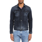 Frank Denim Jacket // Ink Brushed Authentic Vintage (2XL)