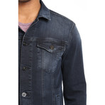 Frank Denim Jacket // Ink Brushed Authentic Vintage (2XL)