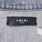 Amiri // Medium Painter Denim Trucker Jacket // Blue (XS)