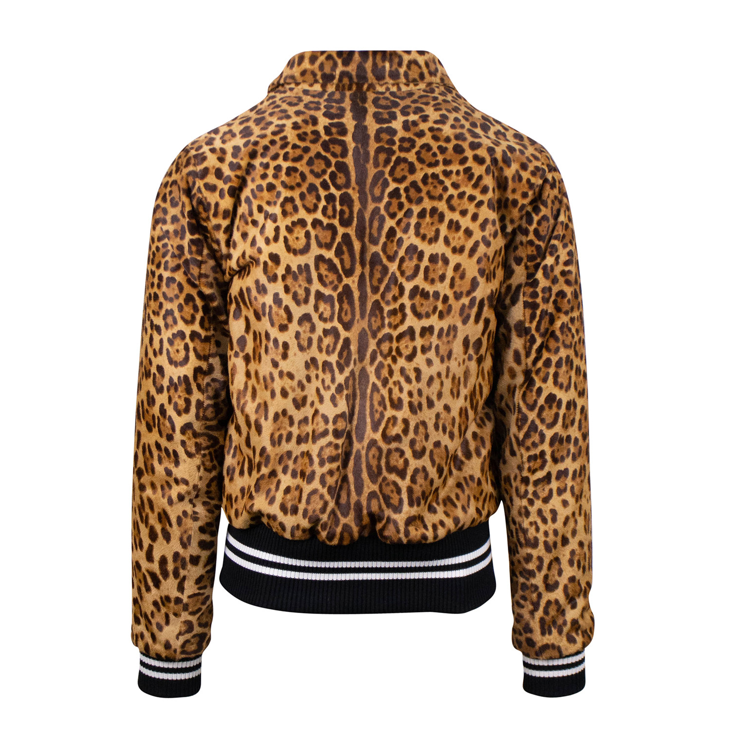 Amiri // Men's Leopard Band Bomber Jacket // Brown (XXS) - Designer ...