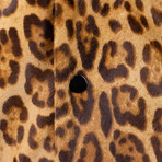 Amiri // Men's Leopard Band Bomber Jacket // Brown (XXS)