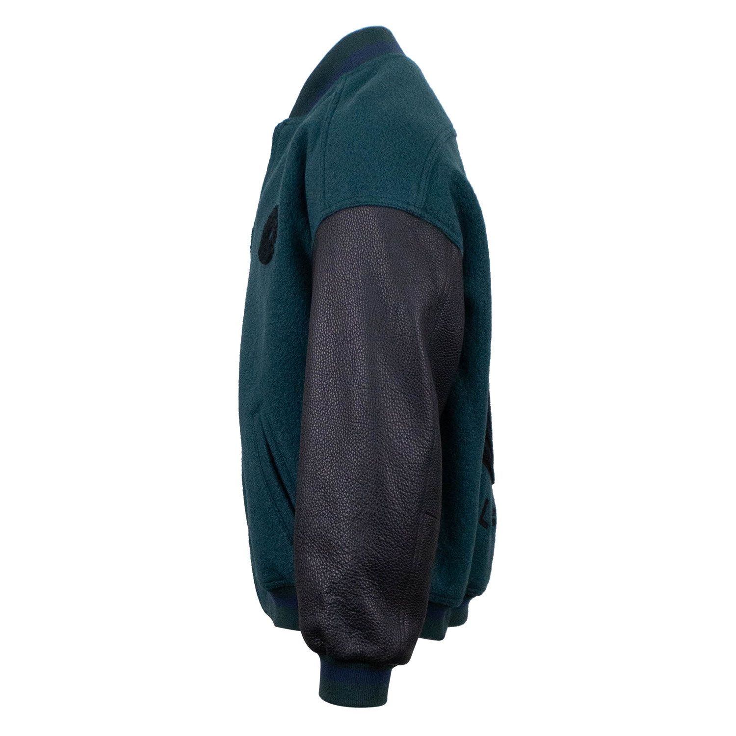 Yeezy // Season 5 Classic Bomber Jacket // Emerald Green + Black (XL