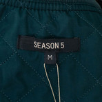 Yeezy // Season 5 Classic Bomber Jacket // Emerald Green + Black (XL)