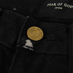 Fear Of God // Selvedge Denim Painters Jeans // Black (36WX32L)