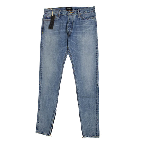 Fear Of God // 5th Collection The Vintage Wash Selvedge Denim Jeans // Blue (28WX32L)