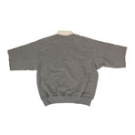 Fear Of God // Men's Heavy Terry Polo Shirt // Gray + Cream (XL)