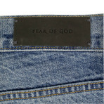 Fear Of God // 5th Collection The Vintage Wash Selvedge Denim Jeans // Blue (36WX32L)