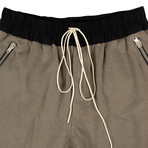 Fear Of God // Dropcrotch Cotton Drawstring Shorts // Khaki (S)