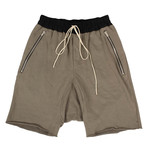 Fear Of God // Dropcrotch Cotton Drawstring Shorts // Khaki (S)