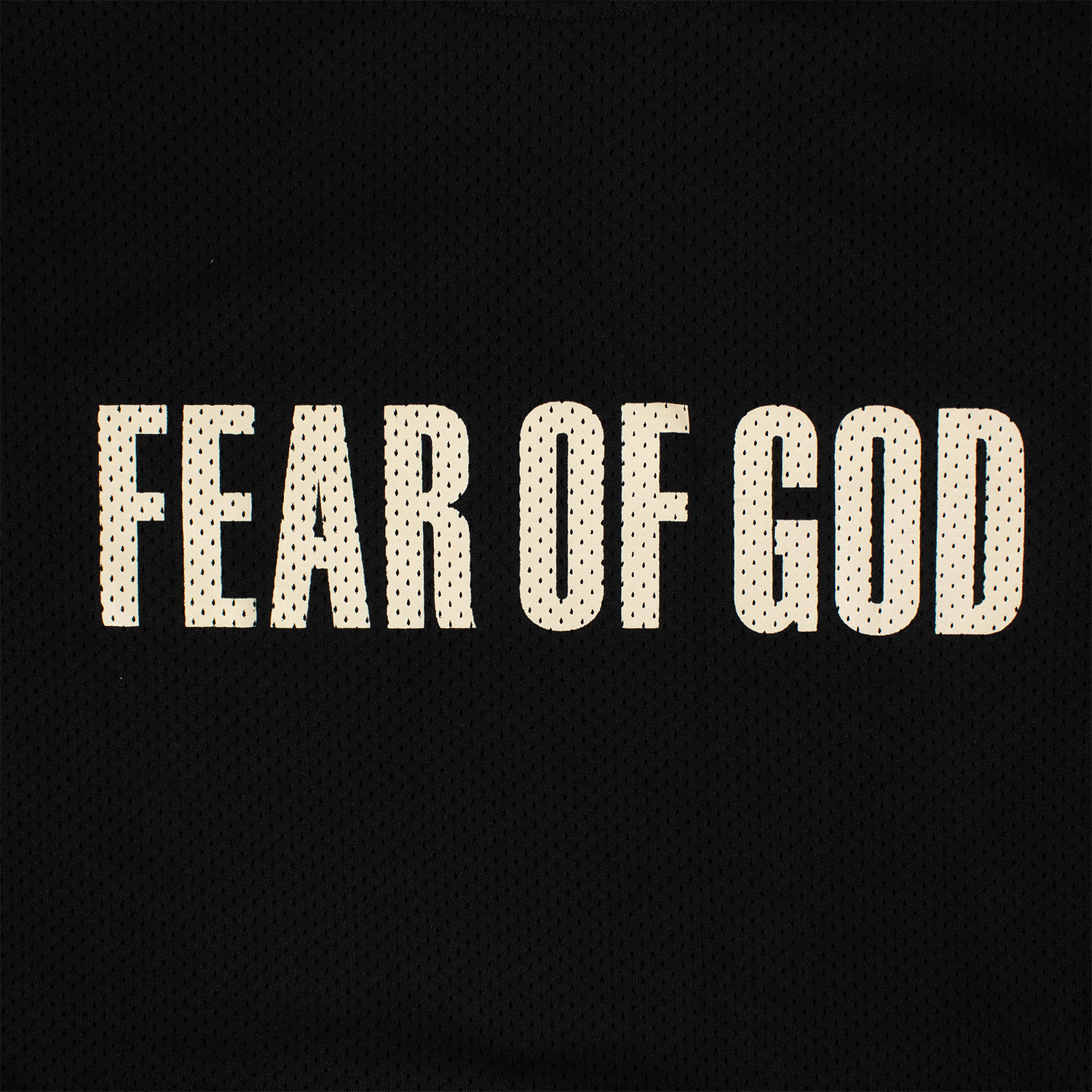 Fear Of God // Fifth Collection Mesh Motocross Jersey Shirt // Black ...