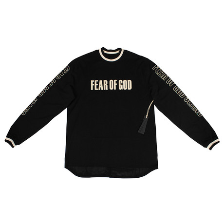 Fear Of God // Fifth Collection Mesh Motocross Jersey Shirt // Black (XS)