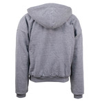 Fear Of God // Heather Alpaca Zip-Up Hoodie Sweatshirt // Gray (S)