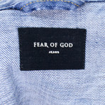 Fear Of God // Slevedge Denim Holy Water Trucker Jacket // Indigo (XS)