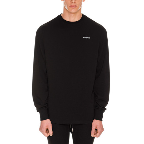 Long Sleeve Quote T-Shirt // Black (S)