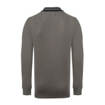 Long Sleeve Polo Shirt // Khaki (M)