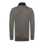University Long Sleeve Polo Shirt // Army Green (XL)