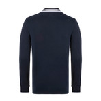 Paul Parker Long Sleeve Polo Shirt // Navy (XL)
