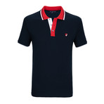 Salem Short Sleeve Polo Shirt // Navy (XL)