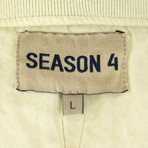 Yeezy // Season 4 Zip Up Bomber Jacket // Beige (L)