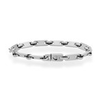 Vintage Cartier 18k White Gold Link Bracelet