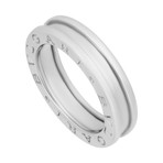 Bulgari 18k White Gold B.Zero1 One Band Ring//Ring Size: 4.75 // Pre-Owned