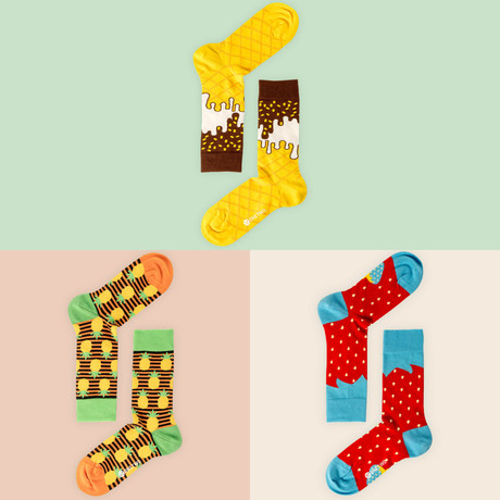 Fuji Sock Mix // Multicolor // Pack of 3