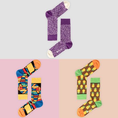 Matterhorn Sock Mix // Multicolor // Pack of 3