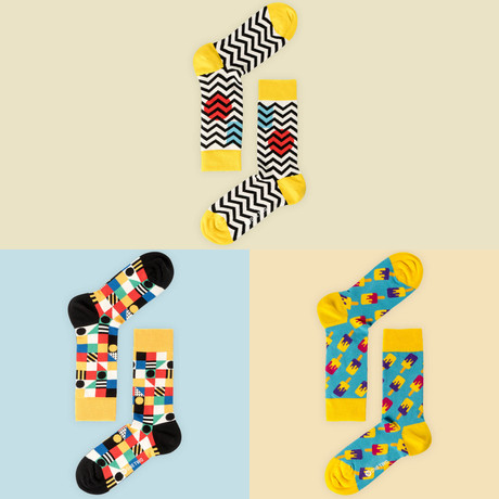 Rainier Sock Mix // Multicolor // Pack of 3