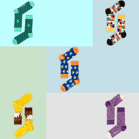 Uluru Sock Mix // Multicolor // Pack of 5
