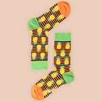 Pineapple Sock // Yellow + Orange
