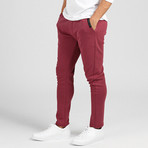 Rylen Track Pants // Claret Red (XS)