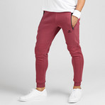 Oliver Track Pants // Claret Red (XS)