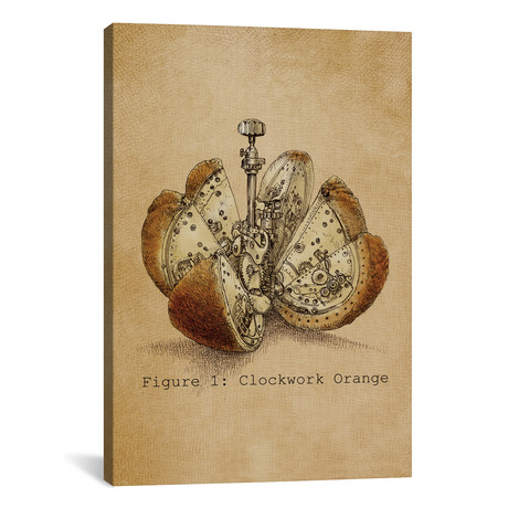 A Clockwork Orange // Eric Fan (26"W x 18"H x 0.75"D)