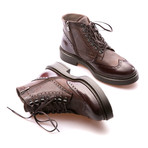 Drake Wingtip Brogue Boot // Brown (Euro: 44)