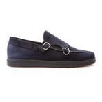 Raven Low Top Sneaker // Dark Blue (Euro: 43)